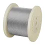 VEVOR 3,2 mm wirereb, 152 m længde, 316 rustfrit ståltrådskabel med kniv, 798 kg brudstyrke, 1 x 19 tråde Konst.
