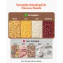Electric Grain Mill Grinder, 110 lbs/H Commercial Spice Grinders, 2200W Cast Iron Pulverizer Powder Machine with Non-Slip Rubber