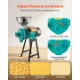 Electric Grain Mill Grinder, 110 lbs/H Commercial Spice Grinders, 2200W Cast Iron Pulverizer Powder Machine with Non-Slip Rubber