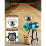 Electric Grain Mill Grinder, 110 lbs/H Commercial Spice Grinders, 2200W Cast Iron Pulverizer Powder Machine with Non-Slip Rubber