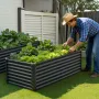 VEVOR Metal Raised Garden Bed, 1.8 x 0.9 x 0.6 m Outdoor Galvanized Planter Garden Box, Open Bottom Design, Large Planter Raised