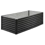 VEVOR metal hævet haveseng, 1,8 x 0,9 x 0,6 m udendørs galvaniseret plantekasse havekasse, design med åben bund, stor
