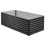 VEVOR Metal Raised Garden Bed, 1.8 x 0.9 x 0.6 m Outdoor Galvanized Planter Garden Box, Open Bottom Design, Large Planter Raised