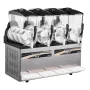 VEVOR Slushie-maskine, 12L/3.17Gal x 4 tank kommerciel Slushy-maskine, Frosne-drik-maskine med selvrensende, Margarita-maskine