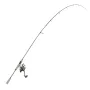 Rod and Fishing Reel Combo, IM6 Fiberglass & Carbon Fiber Spinning Rod and Reel Combo, Bass Fishing Pole with 2m Two-Piece Rods,