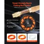 VEVOR Fly Fishing Combo Kit, IM7 Carbon Fly Fishing Rod and Reel Combo, Starter Fly Rod and Reel Outfit with Rod Bag, Tackle Box