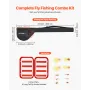 Fluefiskeri Combo Kit, IM7 Carbon Fluefiskestang og hjul Combo