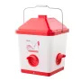 Automatic Chicken Feeder, 18.14 kg Capacity, Large Gravity Hanging Poultry Feeder Dispenser with Handle, No Waste Rainproof Desi