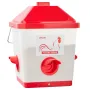Automatic Chicken Feeder, 18.14 kg Capacity, Large Gravity Hanging Poultry Feeder Dispenser with Handle, No Waste Rainproof Desi
