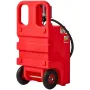 Fuel Caddy, 32 Gallon, Portable Fuel Tank with 12V DC 15 GPM Electric Fuel Transfer Pump, 13 ft Delivery Hose & Aluminum Alloy M