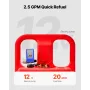 Fuel Caddy, 32 gallon, bærbar brændstoftank med 12V DC 2,5 GPM
