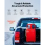 Fuel Caddy, 32 Gallon, Portable Fuel Tank with 12V DC 2.5 GPM Electric Fuel Transfer Pump, 4 ft Delivery Hose & Auto-Stop Sensor
