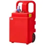 Fuel Caddy, 32 Gallon, Portable Fuel Tank with 12V DC 2.5 GPM Electric Fuel Transfer Pump, 4 ft Delivery Hose & Auto-Stop Sensor