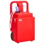 VEVOR Fuel Caddy, 32 Gallon, Portable Fuel Tank with 12V DC 2.5 GPM Electric Fuel Transfer Pump, 4 ft Delivery Hose & Auto-Stop 