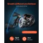 Rod and Fishing Reel Combo, IM7 Carbon Fiber Baitcasting Rod and Reel Combo, Bass Fishing Pole with 7+1 BB System, 7.0:1 Gear Ra