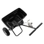 Walk-Behind Spreader, 3.66m Spreading Width, Push Broadcast Spreader with 13" All-Terrain Tires, Adjustable Flow Control, 59kg C