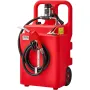 VEVOR Diesel Transfer Tank, 32 Gallon, Portable Kerosene Tank with 12V DC 10GPM Electric Transfer Pump, 13 ft Delivery Hose & Se