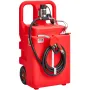 VEVOR Diesel Transfer Tank, 32 Gallon, Portable Kerosene Tank with 12V DC 10GPM Electric Transfer Pump, 13 ft Delivery Hose & Se