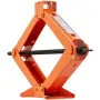 Scissor Jack, 2.5 Ton/2500 kg Scissor Car Jack, 9.4 cm-43.4 cm Lifting Range Scissor Lift Jack with Ratcheting Handle and L-Wren