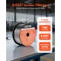 VEVOR Flux Core MIG Welding Wire, E71T-11 0.9mm 0.45kg, Gasless Mild Steel Welding Wire with Low Spatter for All Position Arc We