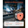 VEVOR Flux Core MIG Welding Wire, E71T-11 0.9mm 0.45kg, Gasless Mild Steel Welding Wire with Low Spatter for All Position Arc We