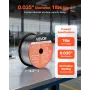 VEVOR Flux Core MIG Welding Wire, E71T-11 0.9mm 0.45kg, Gasless Mild Steel Welding Wire with Low Spatter for All Position Arc We