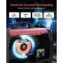 Flux Core MIG Welding Wire, E71T-11 0.9mm 0.45kg, Gasless Mild Steel Welding Wire with Low Spatter for All Position Arc Welding,