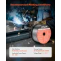 Flux Core MIG Welding Wire, E71T-11 0.9mm 0.45kg, Gasless Mild Steel Welding Wire with Low Spatter for All Position Arc Welding,