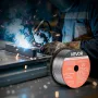 Flux Core MIG Welding Wire, E71T-11 0.9mm 0.45kg, Gasless Mild Steel Welding Wire with Low Spatter for All Position Arc Welding,