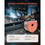 VEVOR Flux Core MIG Welding Wire, E71T-GS 0.8mm 0.9kg, Gasless Mild Steel Welding Wire with Low Spatter for All Position Arc Wel