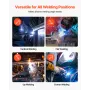 Solid MIG Welding Wire, ER70S-6 0.9mm 4.5kg, Low Spatter Mild Steel Welding Wire with High Deoxidizers for All-Position Gas Shie