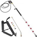 Telescoping Pressure Washer Wand, 20 ft 5-Section Length Adjustable, Max. 4000 PSI Pressure, Fit for 3/8'' Quick Connection w/