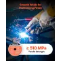 Solid MIG Welding Wire, ER308L 0.8mm 0.9kg, Low Spatter Stainless Steel Welding Wire with High Feedability for All-Position Gas 