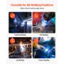 Solid MIG Welding Wire, ER308L 0.8mm 0.9kg, Low Spatter Stainless Steel Welding Wire with High Feedability for All-Position Gas 