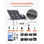 60W foldbar solpaneloplader, 16BB N-type monokrystallinsk