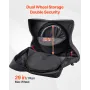 Bike Travel Bag, Road Bike Bag Road Bicycle Storage Carry with TSA Lock & Dual Zipper, Black Bicycle Case Wheelbase 94-106 cm fo