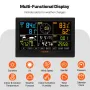 7-in-1 Wireless Weather Station, 19 cm (7.5-inch) Large Color Display, Digital Home Weather Station Indoor Outdoor, for Temperat