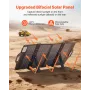 VEVOR 100W Bifacial Solar Panel, 16BB N-Type Foldable Monocrystalline Solar Panel Charger 24% Efficiency, Portable with MC4 Outp