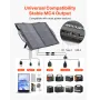 100W bifacial solpanel, 16BB N-type foldbar monokrystallinsk