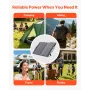 100W Bifacial Solar Panel, 16BB N-Type Foldable Monocrystalline Solar Panel Charger 24% Efficiency, Portable with MC4 Output, US