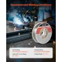 VEVOR Flux Core MIG Welding Wire, E71T-11 0.9mm 4.5kg, Gasless Mild Steel Welding Wire with Low Spatter for All Position Arc Wel
