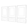 Wall Molding 3 Pack, Wainscoting Panels Kit with Dual-Line Wide & Narrow Profile, Lightweight Paintable Polystyrene, Easy to Ins