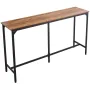 Bar Table, 1PCS 1600.2mm Kitchen Bar Table, Tall Dining Tables with Rounded Edge, Rectangular High Top Kitchen Tables for Balcon