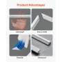 Wall Molding 3 Pack, Wainscoting Panels Kit, Lightweight Paintable Polystyrene, Easy to Install, Waterproof Accent Wall Trim for