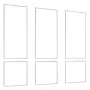 Wall Molding 3 Pack, Wainscoting Panels Kit, Lightweight Paintable Polystyrene, Easy to Install, Waterproof Accent Wall Trim for