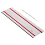 Track Saw Guide Rail, 1397 mm Cutting Range, Kit Includes 2 x 698.5 mm Aluminum Extruded Guide Rails and 1 Connector, Compatible