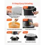 Electric Grain Mill Grinder, 600W High Power Commercial Spice Grinder, 25L Pulverizer Powder Machine with Galvanized Sharp Blade