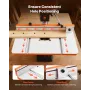 Drill Press Table, 605 x 300 mm, Worktable with an Adjustable Fence and Stop Block, Highly Compatible T-Slots, MDF Tabletop, Bui