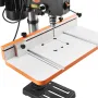 borepressebord, 605 x 300 mm, arbejdsbord med justerbart hegn