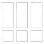 Wall Molding 3 Pack, Wainscoting Panels Kit, Lightweight Paintable Polystyrene, Easy to Install, Waterproof Accent Wide Profile 